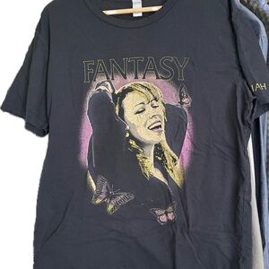 Mariah Carey Fantasy Graphic Women's Black T-Shirt